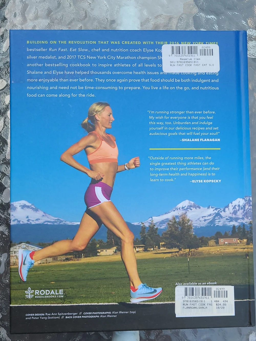 Run Fast Cook Fast Eat Slow Hard Cover Cookbook